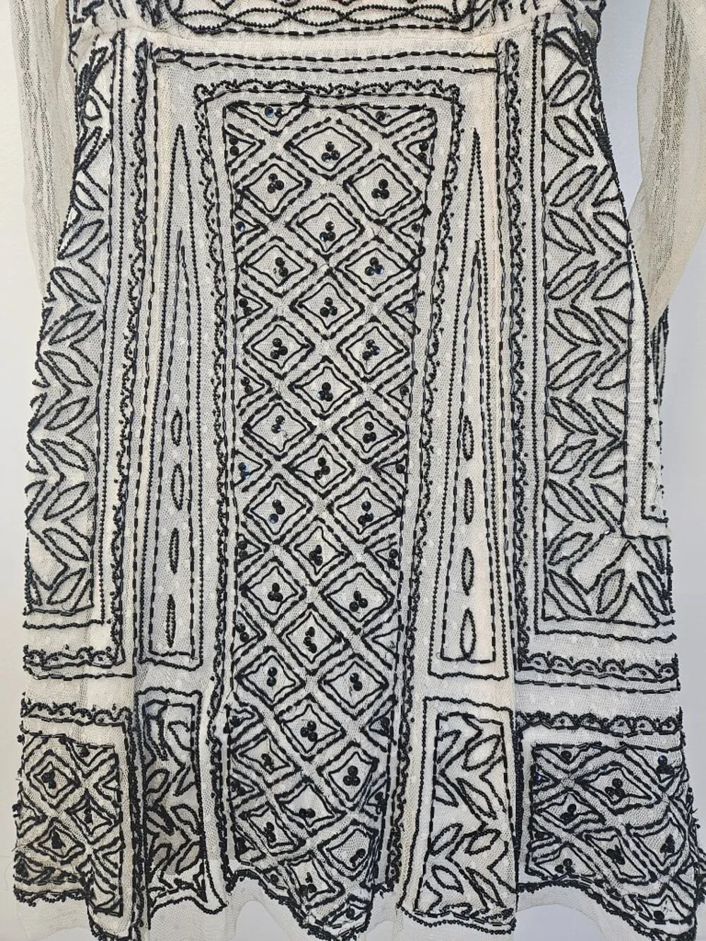 Free People Valentina Beaded Mini Dress